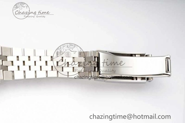 DateJust 36 DIWF 1:1 Best Edition 904L Steel Black Diamonds Dial on Jubilee Bracelet SA3235