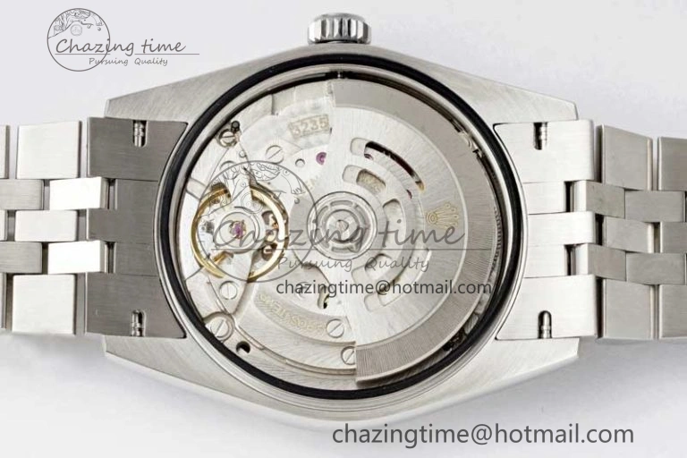 DateJust 36 DIWF 1:1 Best Edition 904L Steel Blue Stick Dial on Jubilee Bracelet SA3235