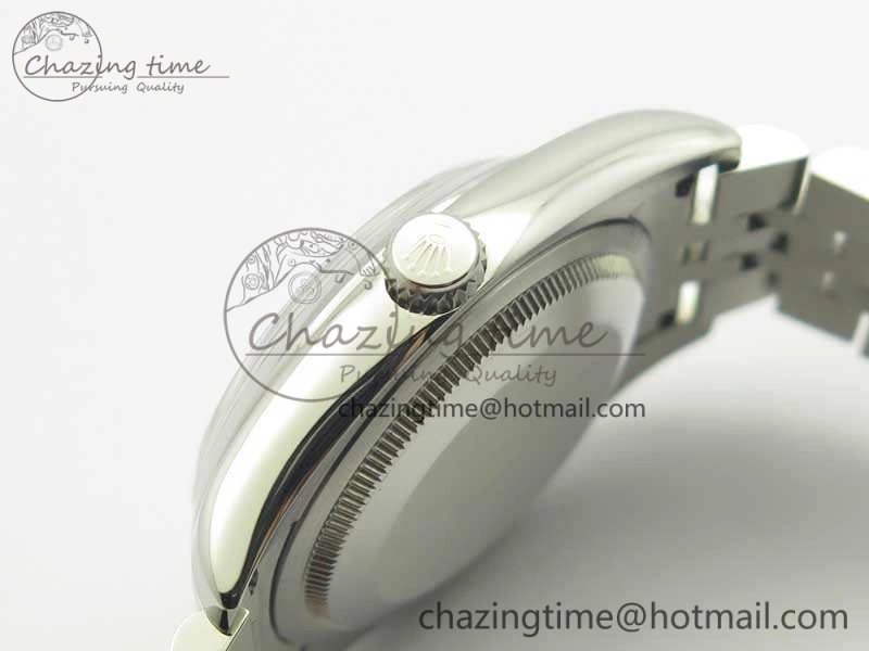 DateJust 36 SS 116200 ARF 1:1 Best Edition White Roman Dial On SS Jubilee Bracelet SA3135