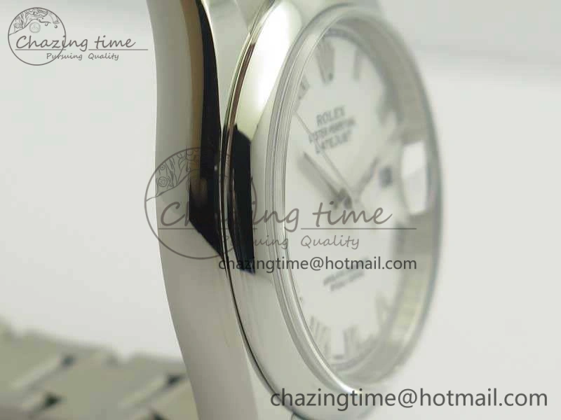 DateJust 36 SS 116200 ARF 1:1 Best Edition White Roman Dial On SS Oyster Bracelet SA3135