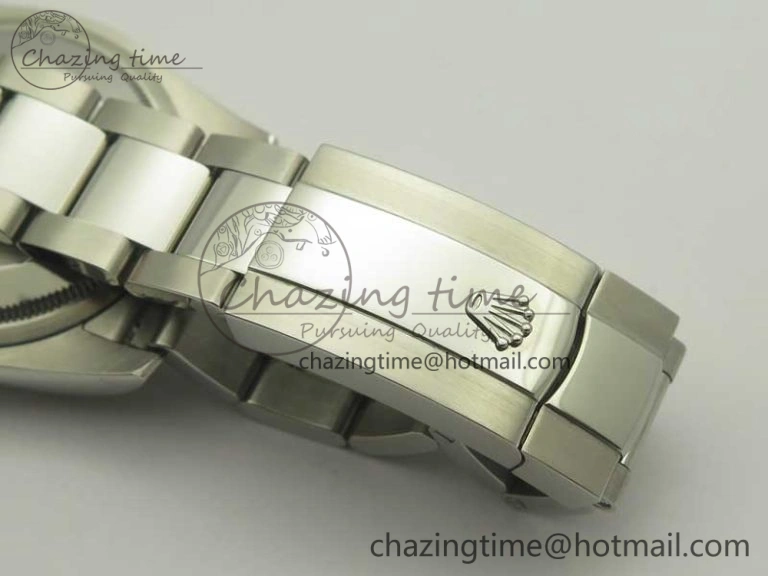DateJust 36 SS 116200 Fluted Bezel DJF Best Edition Silver Com Diam Dial on SS 904L Oyster Bracelet A2824
