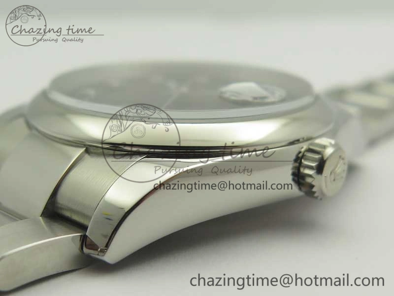 DateJust 36 SS 116200 Polished Bezel DJF Best Edition Black Com Diam Dial on SS 904L Oyster Bracelet A2824