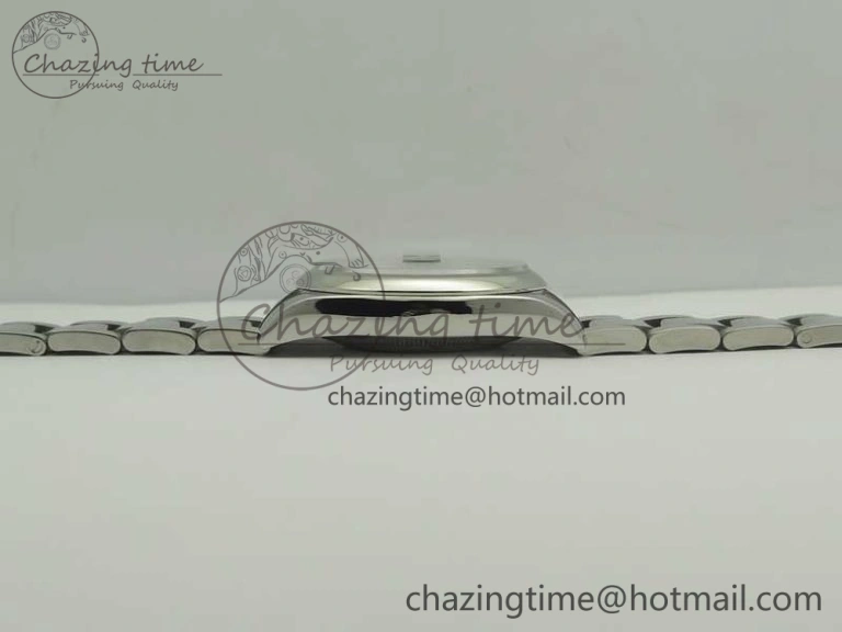DateJust 36 SS 116200 Polished Bezel DJF Best Edition Black Com Diam Dial on SS 904L Oyster Bracelet A2824