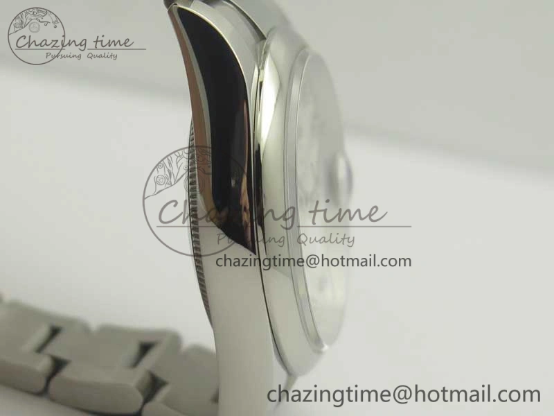 DateJust 36 SS 116200 Polished Bezel DJF Best Edition Silver Com Diam Dial on SS 904L Oyster Bracelet A2824