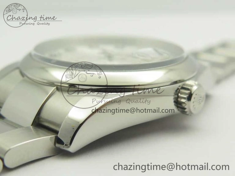 DateJust 36 SS 116200 Polished Bezel DJF Best Edition Silver Com Diam Dial on SS 904L Oyster Bracelet A2824