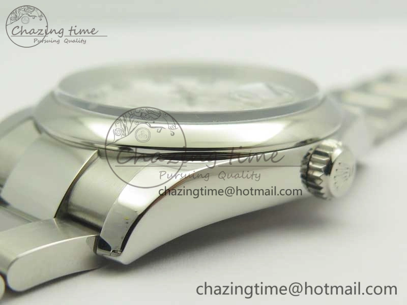DateJust 36 SS 116200 Polished Bezel DJF Best Edition Silver Com Diam Dial on SS 904L Oyster Bracelet A2824