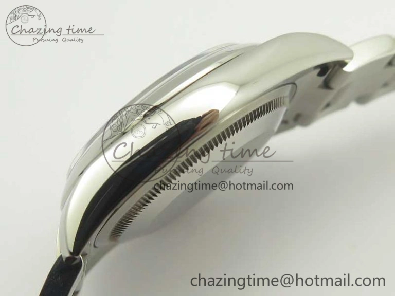 DateJust 36 SS 116200 Polished Bezel DJF Best Edition Silver Com Diam Dial on SS 904L Oyster Bracelet A2824