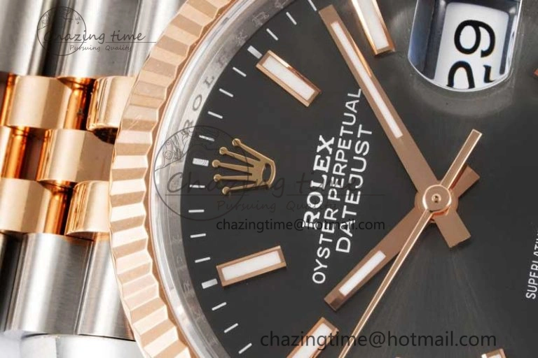 DateJust 36 SS 116231 VSF 1:1 Best Edition 904L Steel Gray Stick Dial on Jubilee Bracelet VS3235