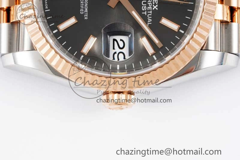 DateJust 36 SS 116231 VSF 1:1 Best Edition 904L Steel Gray Stick Dial on Jubilee Bracelet VS3235