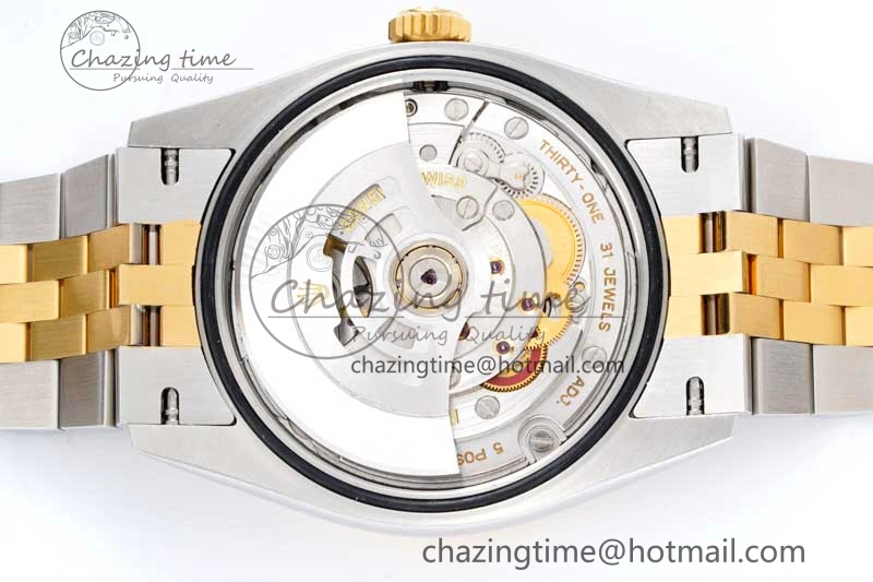 DateJust 36 SS 116233 VSF 1:1 Best Edition 904L Steel YG Stick Dial on Jubilee Bracelet VS3235