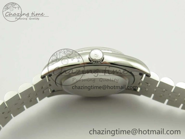 DateJust 36 SS 116234 ARF 1:1 Best Edition 904L Steel Black Dial Roman Markers on Jubilee Bracelet SH3135 V2