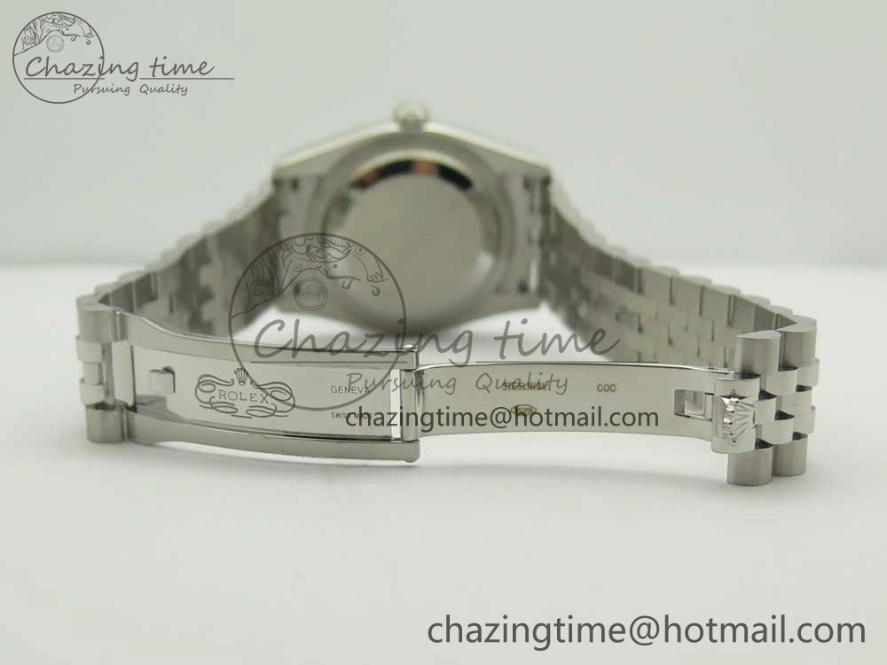 DateJust 36 SS 116234 ARF 1:1 Best Edition 904L Steel Black Dial Roman Markers on Jubilee Bracelet SH3135 V2