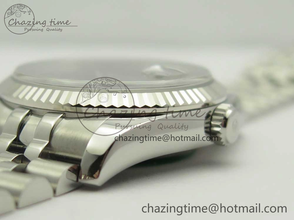 DateJust 36 SS 116234 ARF 1:1 Best Edition 904L Steel Black Dial Roman Markers on Jubilee Bracelet SH3135 V2