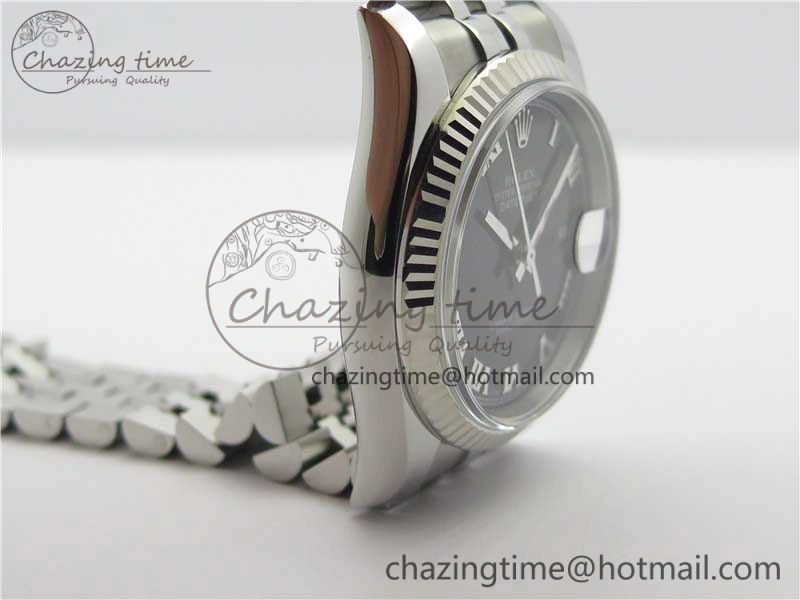 DateJust 36 SS 116234 ARF 1:1 Best Edition 904L Steel Black Dial Roman Markers on Jubilee Bracelet SH3135 V3