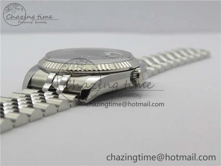 DateJust 36 SS 116234 ARF 1:1 Best Edition 904L Steel Blue Dial Roman Markers on Jubilee Bracelet SH3135 V3