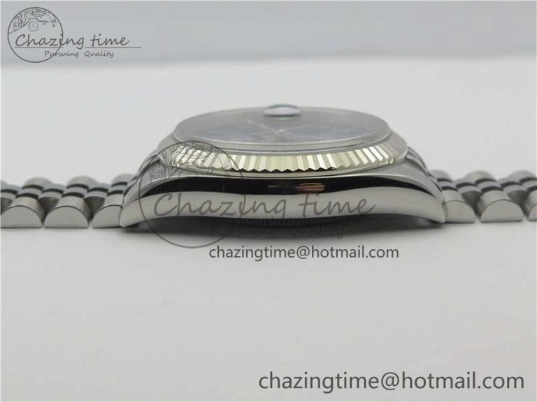 DateJust 36 SS 116234 ARF 1:1 Best Edition 904L Steel Blue Dial Roman Markers on Jubilee Bracelet SH3135 V3