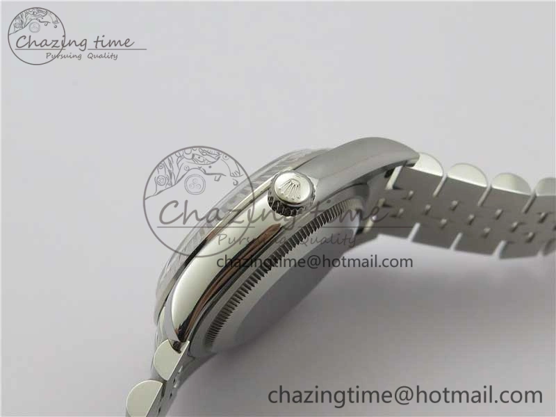 DateJust 36 SS 116234 ARF 1:1 Best Edition 904L Steel Blue Dial Roman Markers on Jubilee Bracelet SH3135 V3