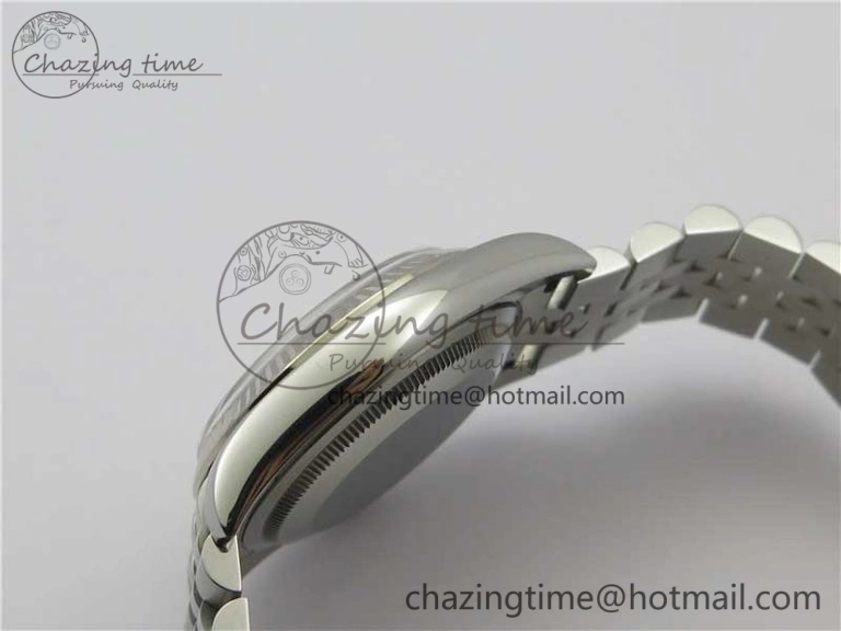 DateJust 36 SS 116234 ARF 1:1 Best Edition 904L Steel Blue Dial Roman Markers on Jubilee Bracelet SH3135 V3