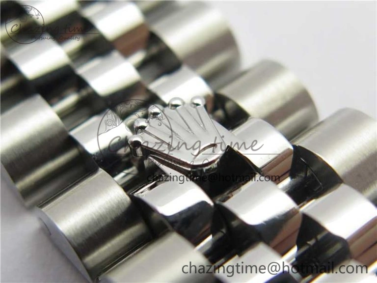DateJust 36 SS 116234 ARF 1:1 Best Edition 904L Steel Blue Dial Roman Markers on Jubilee Bracelet SH3135 V3