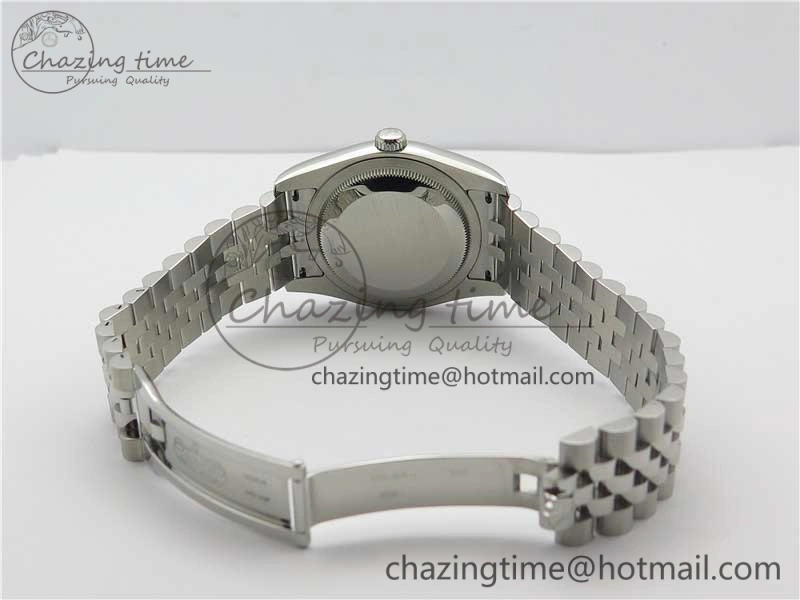 DateJust 36 SS 116234 ARF 1:1 Best Edition 904L Steel Blue Dial Roman Markers on Jubilee Bracelet SH3135 V3