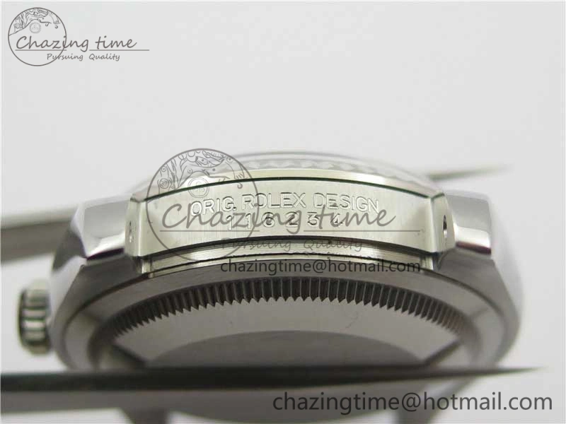 DateJust 36 SS 116234 ARF 1:1 Best Edition 904L Steel Blue Dial Roman Markers on Jubilee Bracelet SH3135 V3