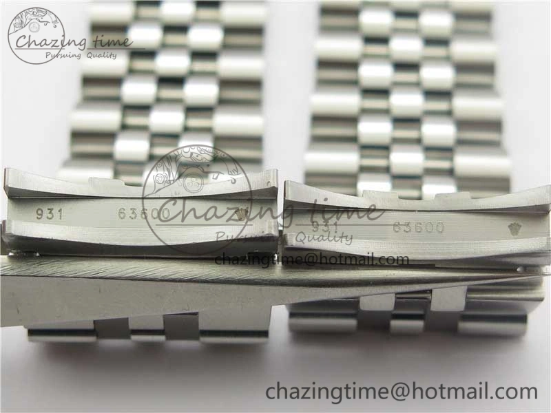 DateJust 36 SS 116234 ARF 1:1 Best Edition 904L Steel Blue Dial Roman Markers on Jubilee Bracelet SH3135 V3