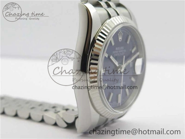 DateJust 36 SS 116234 ARF 1:1 Best Edition 904L Steel Blue Dial on Jubilee Bracelet SH3135 V3