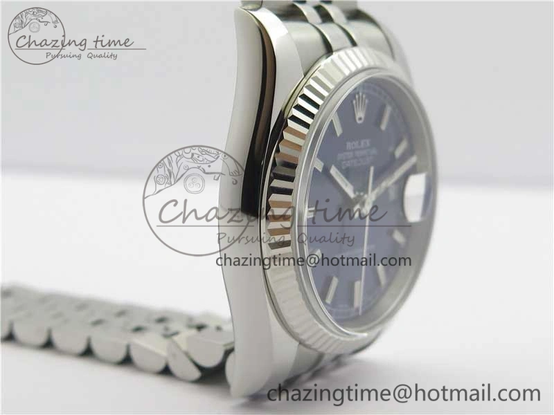 DateJust 36 SS 116234 ARF 1:1 Best Edition 904L Steel Blue Dial on Jubilee Bracelet SH3135 V3