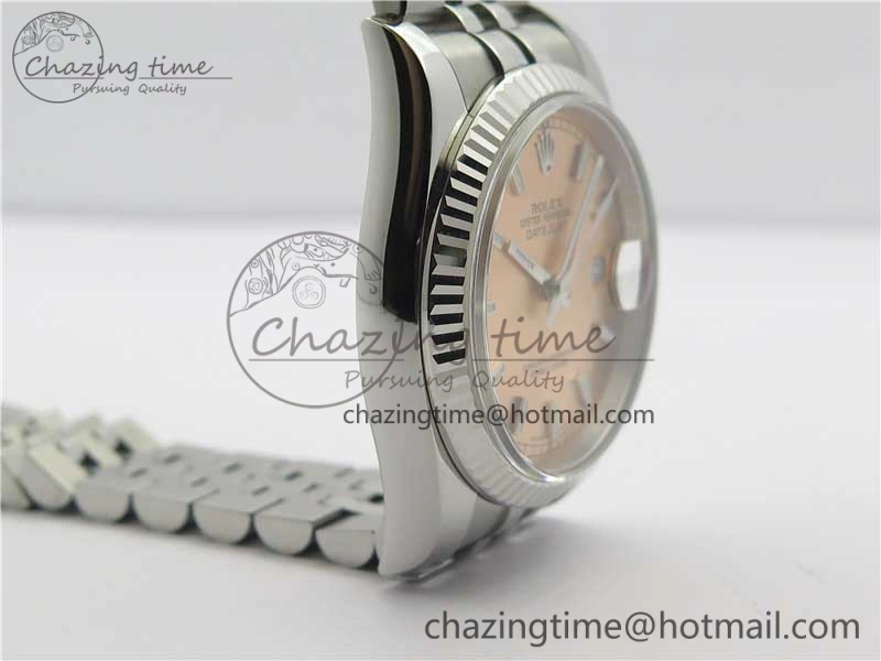 DateJust 36 SS 116234 ARF 1:1 Best Edition 904L Steel Pink Dial on Jubilee Bracelet SH3135 V3
