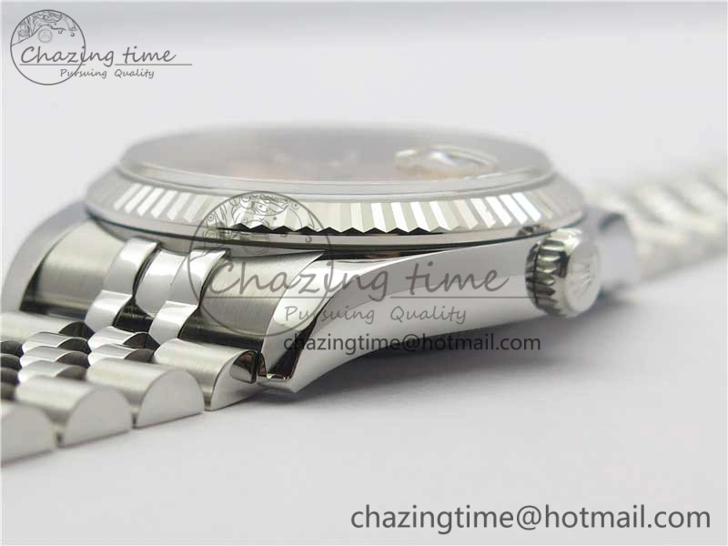DateJust 36 SS 116234 ARF 1:1 Best Edition 904L Steel Pink Dial on Jubilee Bracelet SH3135 V3