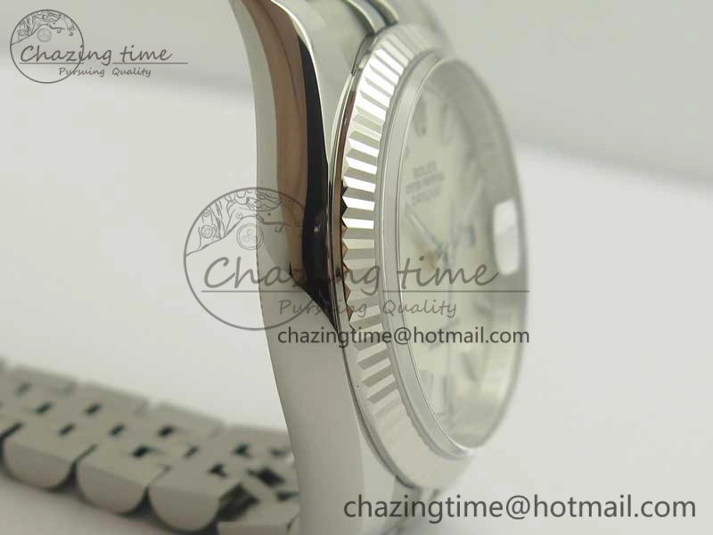 DateJust 36 SS 116234 ARF 1:1 Best Edition 904L Steel Silver Dial on Jubilee Bracelet SH3135 V2