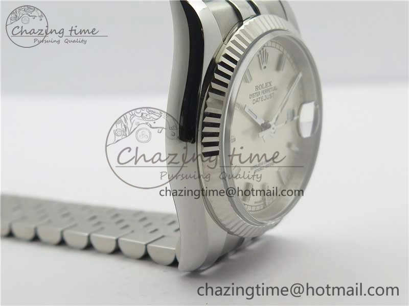 DateJust 36 SS 116234 ARF 1:1 Best Edition 904L Steel Silver Dial on Jubilee Bracelet SH3135 V3