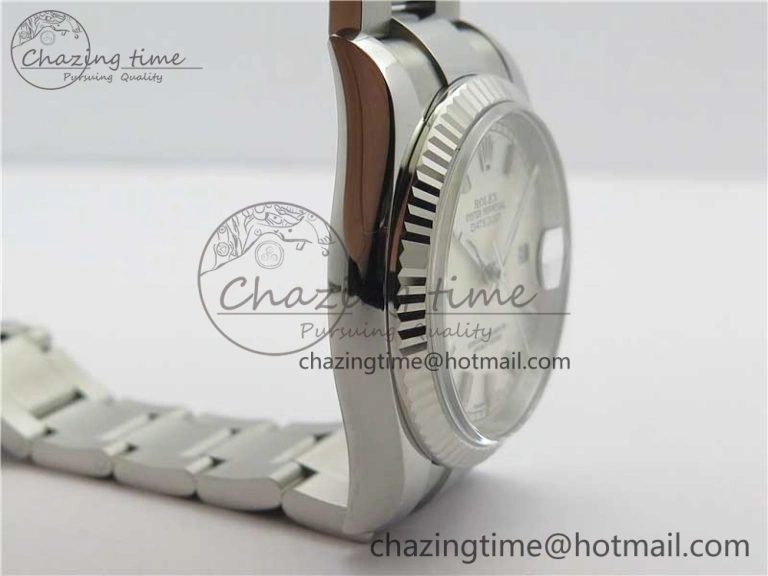 DateJust 36 SS 116234 ARF 1:1 Best Edition 904L Steel Silver Dial on Oyster Bracelet SH3135 V3