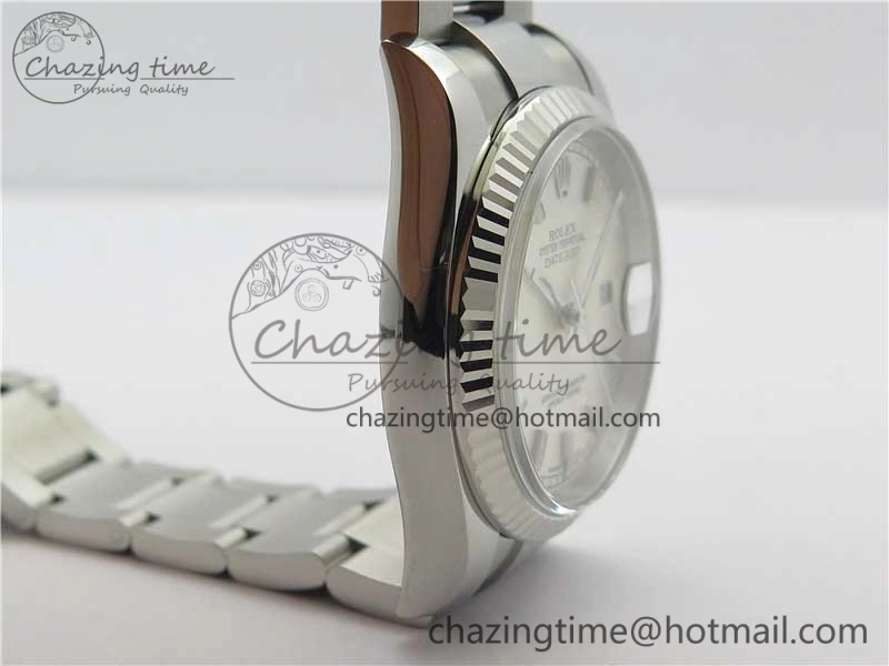 DateJust 36 SS 116234 ARF 1:1 Best Edition 904L Steel Silver Dial on Oyster Bracelet SH3135 V3