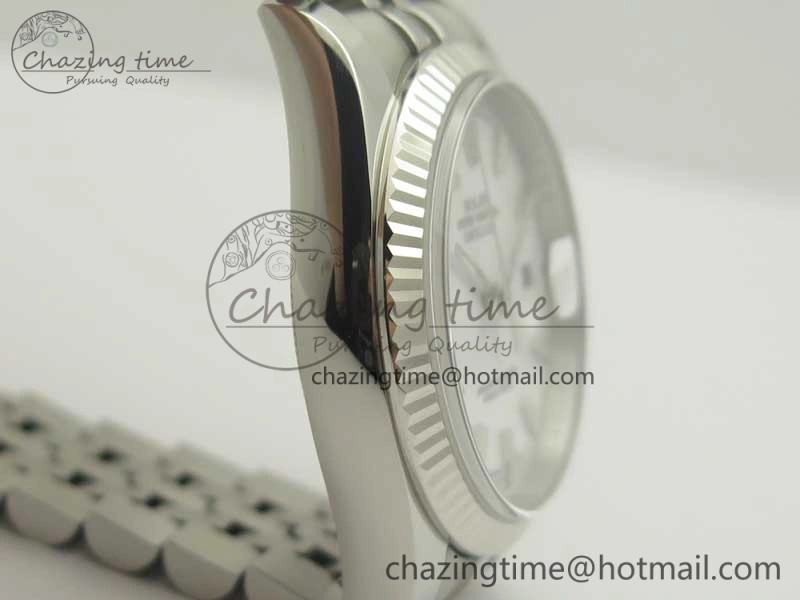 DateJust 36 SS 116234 ARF 1:1 Best Edition 904L Steel White Dial on Jubilee Bracelet SH3135 V2