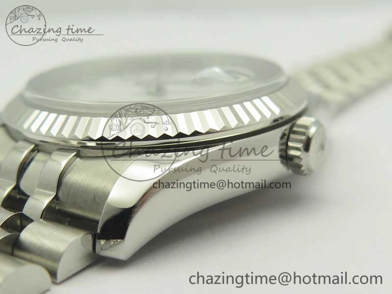 DateJust 36 SS 116234 ARF 1:1 Best Edition 904L Steel White Dial on Jubilee Bracelet SH3135 V2