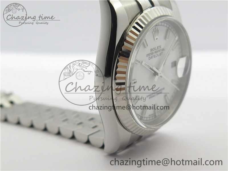 DateJust 36 SS 116234 ARF 1:1 Best Edition 904L Steel White Dial on Jubilee Bracelet SH3135 V3