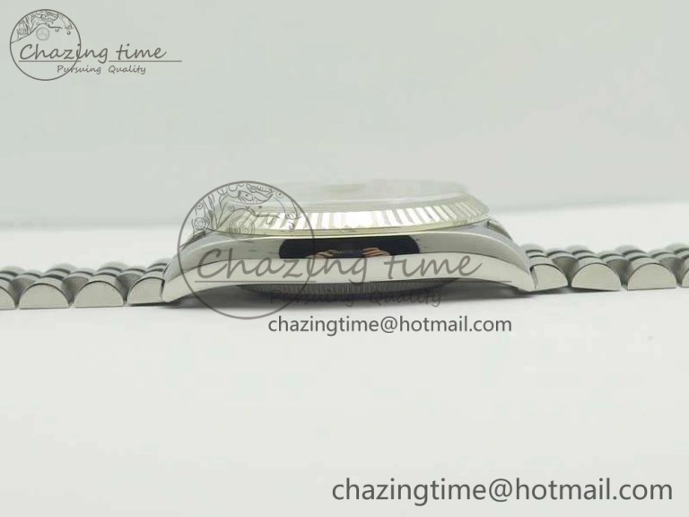 DateJust 36 SS 116234 ARF 1:1 Best Edition White Roman Dial Fluted On SS Jubilee Bracelet SA3135