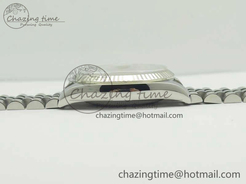 DateJust 36 SS 116234 ARF 1:1 Best Edition White Roman Dial Fluted On SS Jubilee Bracelet SA3135