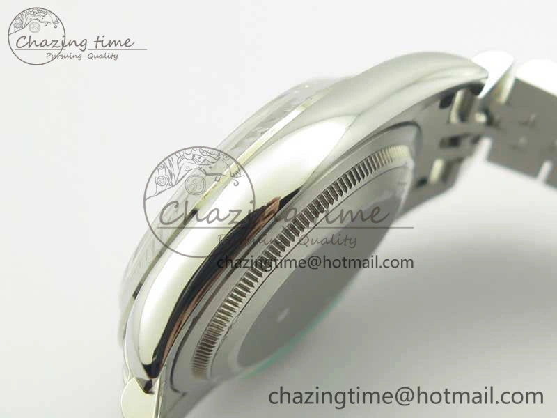 DateJust 36 SS 116234 ARF 1:1 Best Edition White Roman Dial Fluted On SS Jubilee Bracelet SA3135