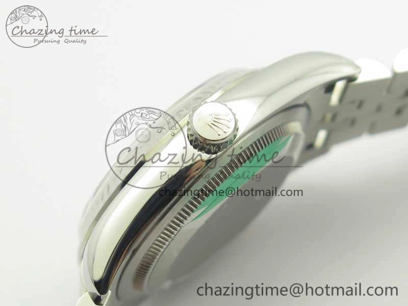 DateJust 36 SS 116234 ARF 1:1 Best Edition White Roman Dial Fluted On SS Jubilee Bracelet SA3135