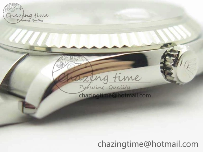 DateJust 36 SS 116234 ARF 1:1 Best Edition White Roman Dial Fluted On SS Oyster Bracelet SA3135