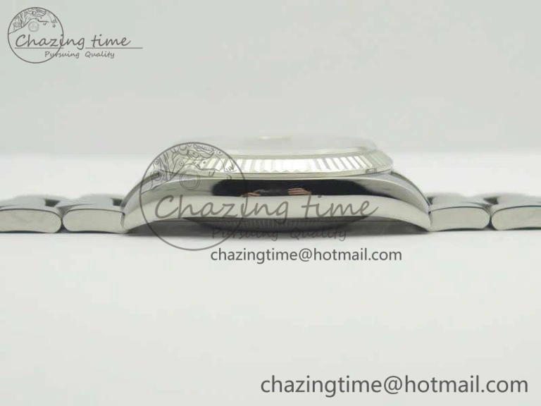 DateJust 36 SS 116234 ARF 1:1 Best Edition White Roman Dial Fluted On SS Oyster Bracelet SA3135