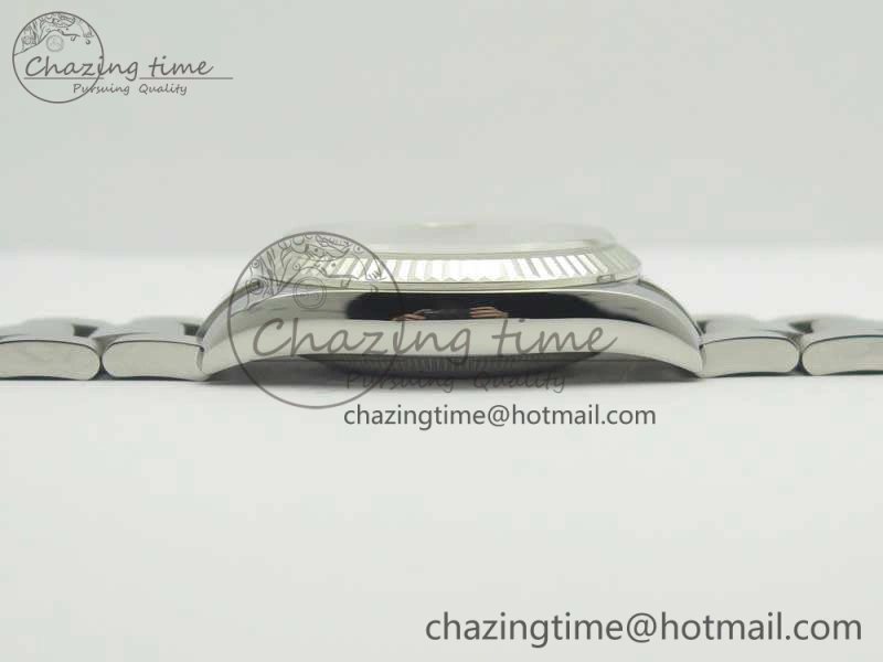 DateJust 36 SS 116234 ARF 1:1 Best Edition White Roman Dial Fluted On SS Oyster Bracelet SA3135