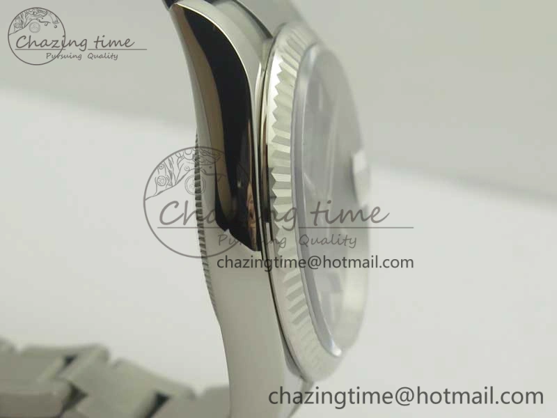 DateJust 36 SS 116234 Fluted Bezel DJF Best Edition Blue Dial Stick Markers on SS Oyster Bracelet A2836