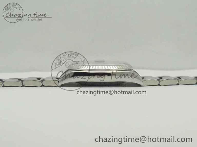 DateJust 36 SS 116234 Fluted Bezel DJF Best Edition Blue Dial Stick Markers on SS Oyster Bracelet A2836