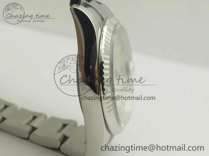 DateJust 36 SS 116234 Fluted Bezel DJF Best Edition Silver Dial Stick Markers on SS Oyster Bracelet A2836