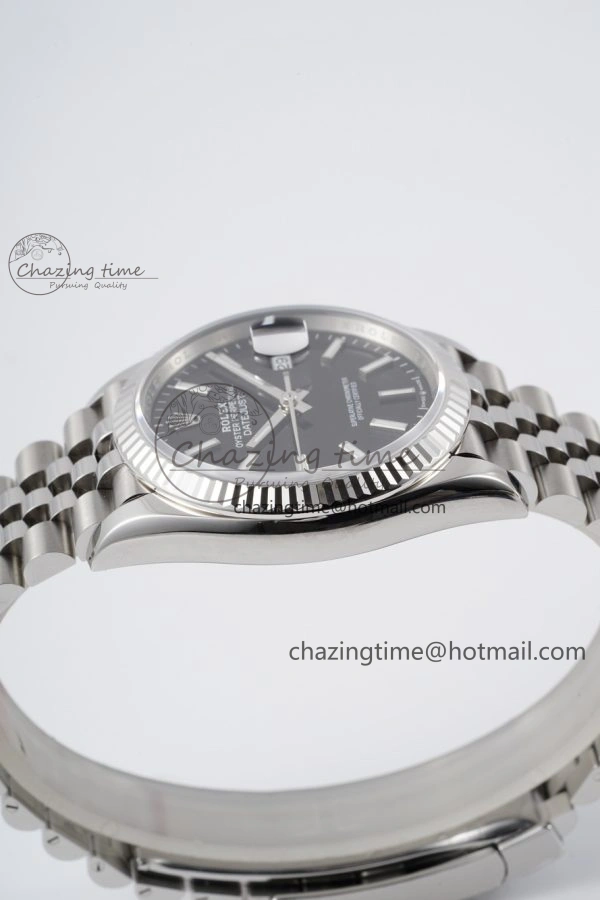 DateJust 36 SS 116234 VSF 1:1 Best Edition 904L Steel Black Stick Dial on Jubilee Bracelet VS3135
