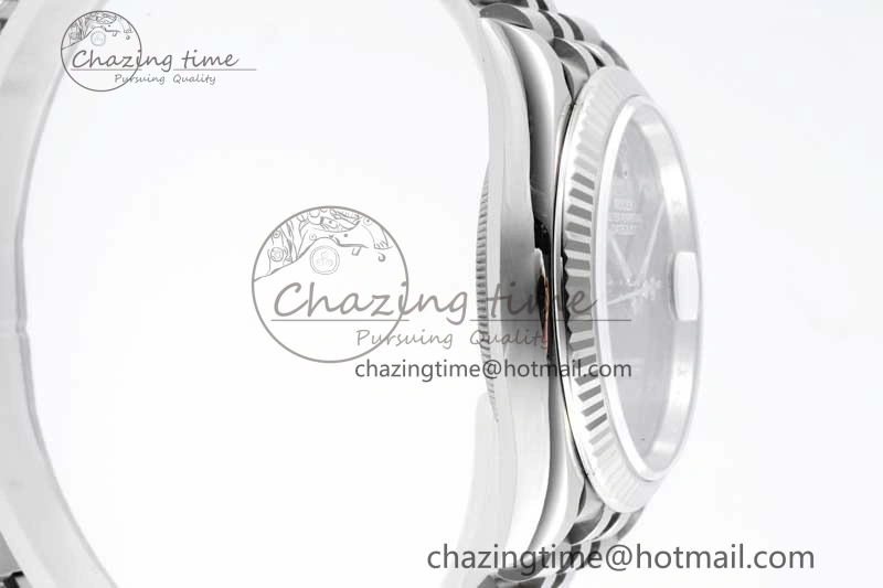 DateJust 36 SS 116234 VSF 1:1 Best Edition 904L Steel Gray Green Roman Dial on Jubilee Bracelet VS3235