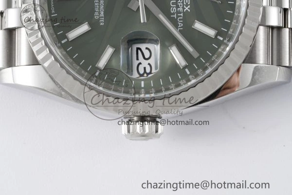 DateJust 36 SS 116234 VSF 1:1 Best Edition 904L Steel Green Leaf Dial on Jubilee Bracelet VS3235